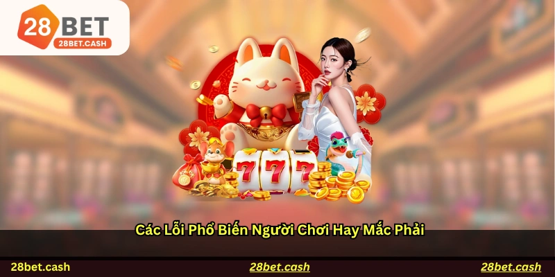 Các lỗi phổ biến người chơi hay mắc phải
