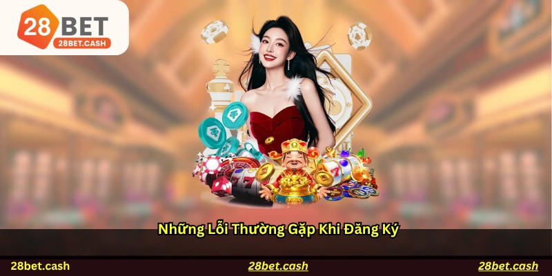 Những lỗi thường gặp khi đăng ký